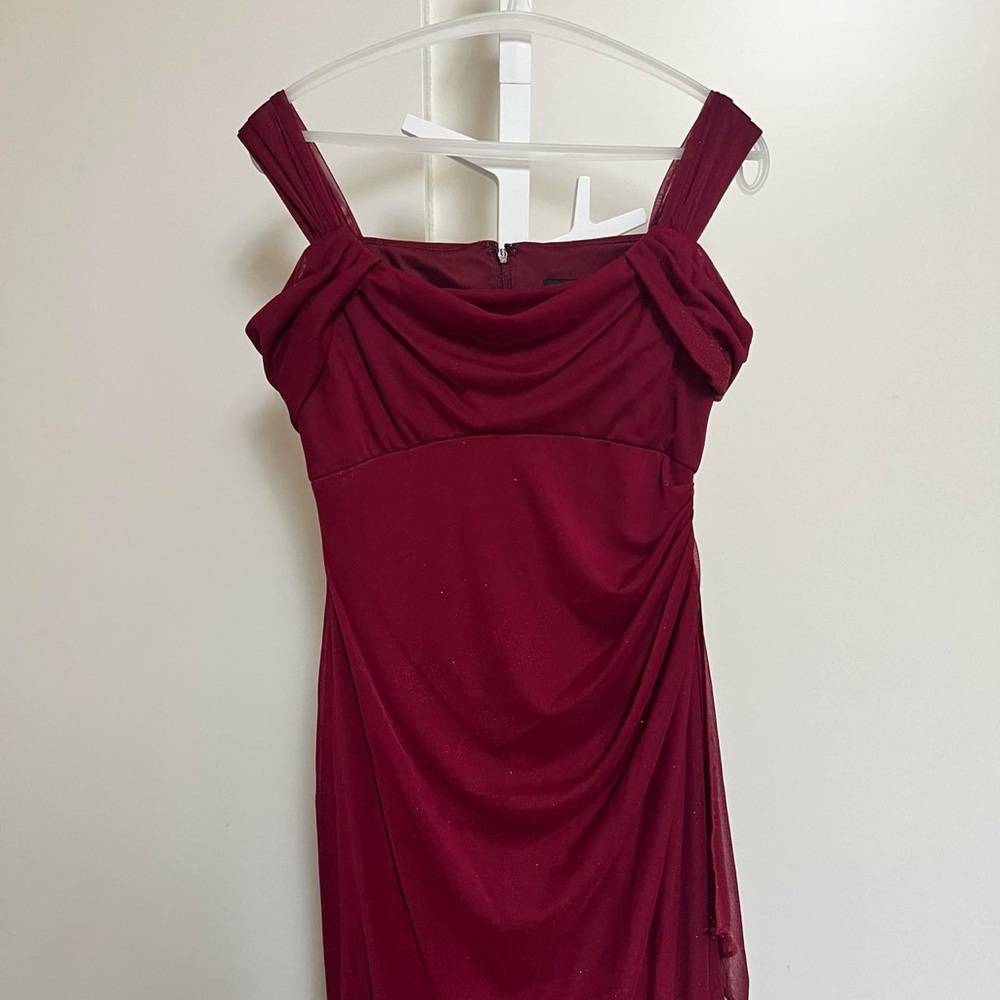 Alex Evenings Deep Red Gown